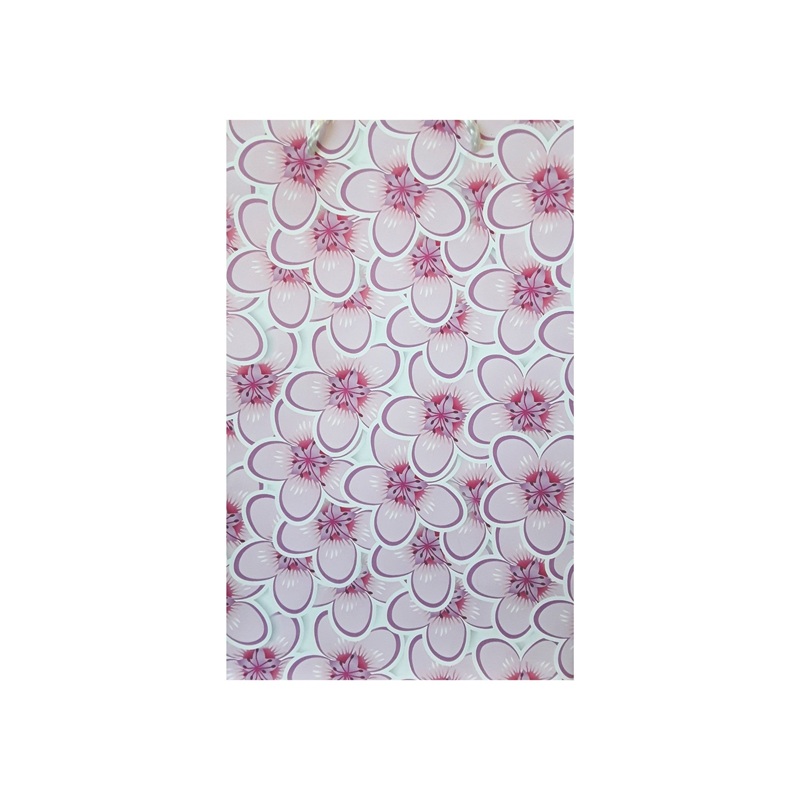 Gift Bag Small Pink/Purple Flowers