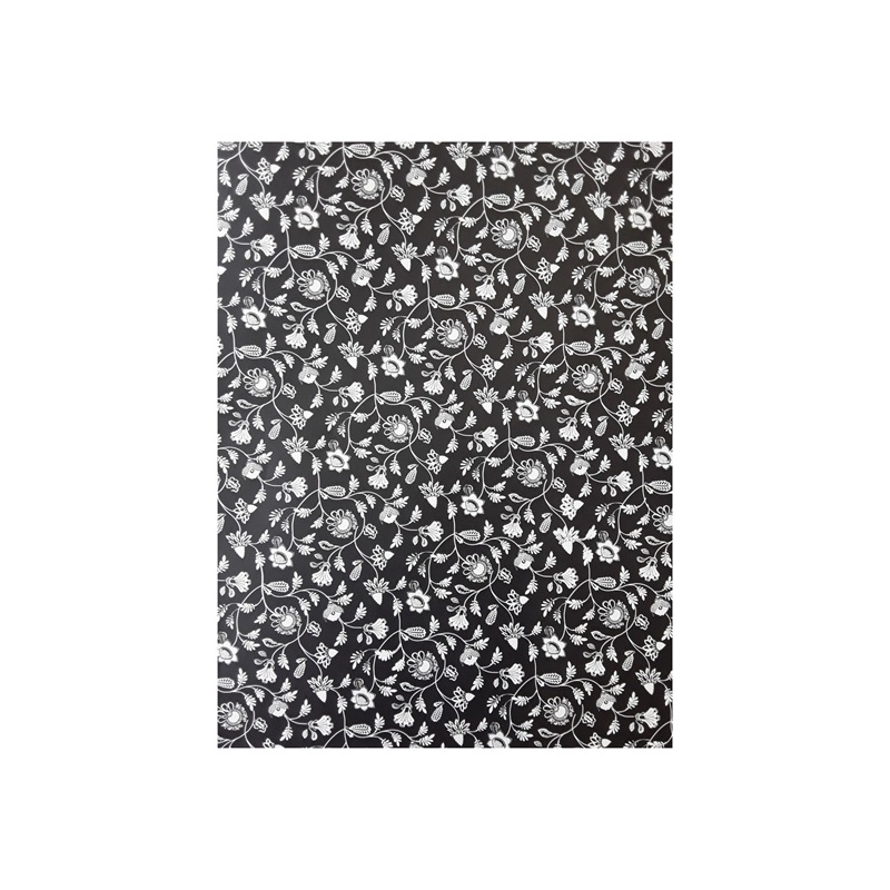 Gift Bag Small Black/White Floral