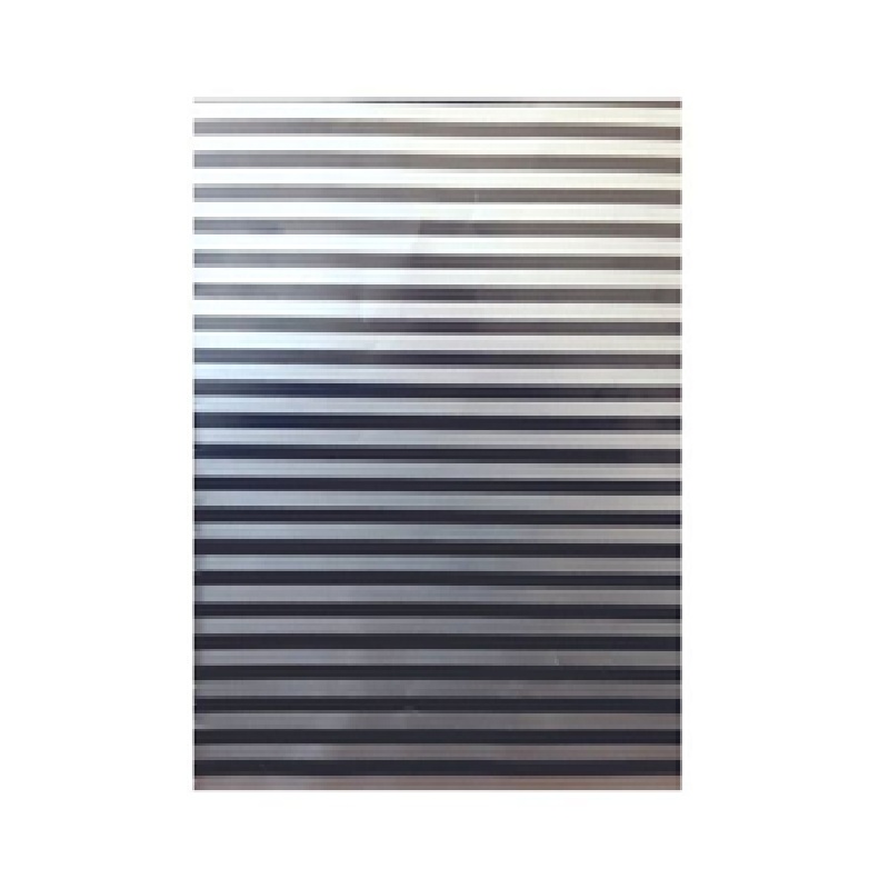 Gift Bag Small Black/Silver thick Stripe