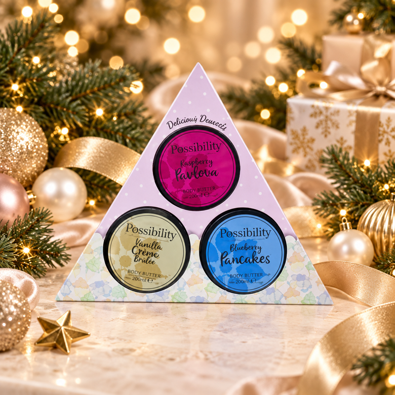 Pos Body Butter Set Triangle x3 200ml