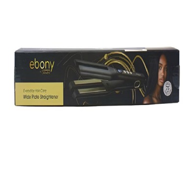 Carmen Ebony Straightener Wide Plates