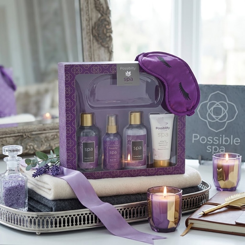 Gift Set Bath Spa Set Relaxing Wellness 5pcs