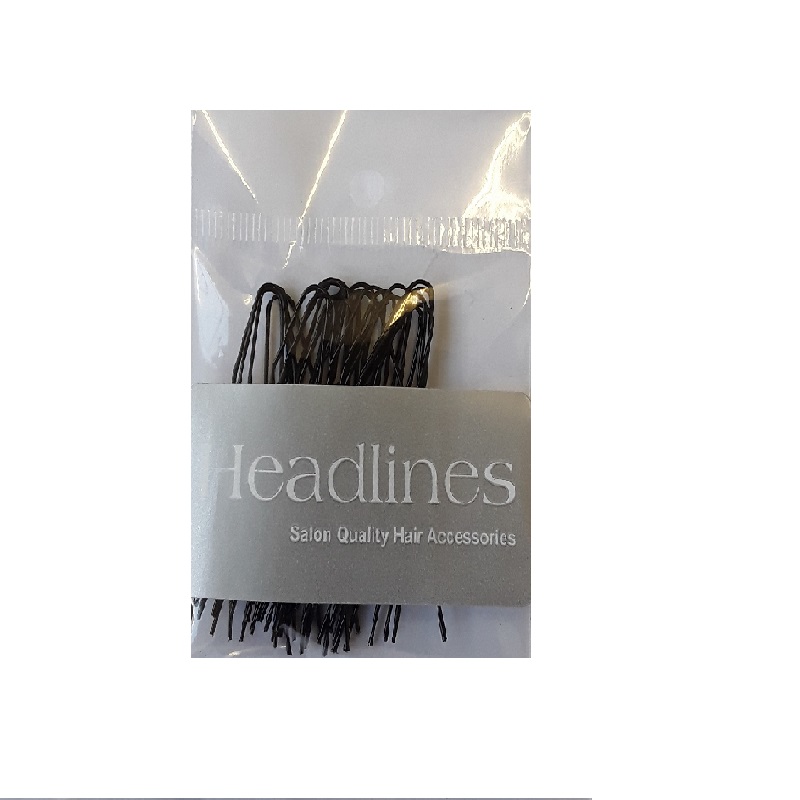 Hair Grips and Pins - Pins Brown 25pk