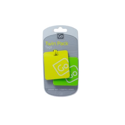 Go Luggage Tags Green/Yellow