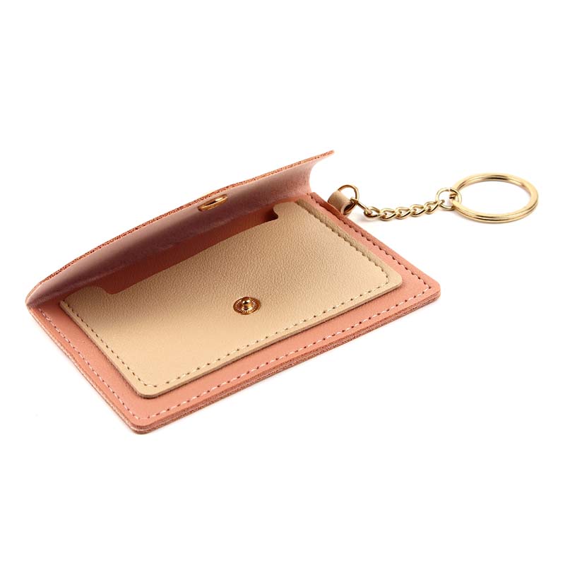 Chain Card Holder Pink