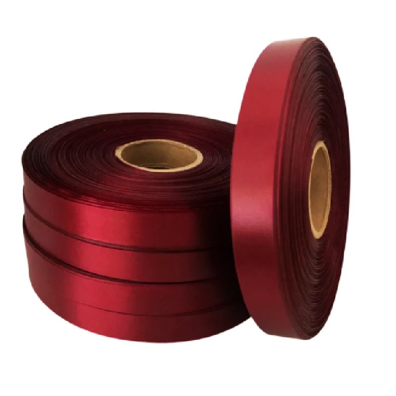 Poly Ribbon 100mx19mm Dark Red