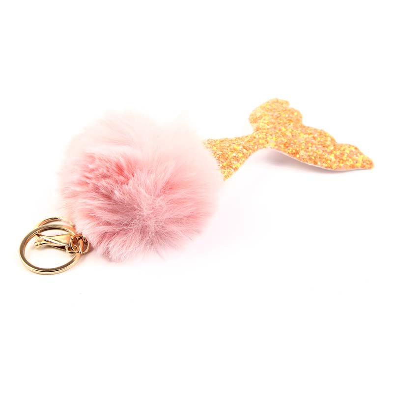Keyring Mermaid Pom