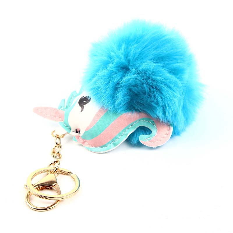 Keyring Unicorn Pom