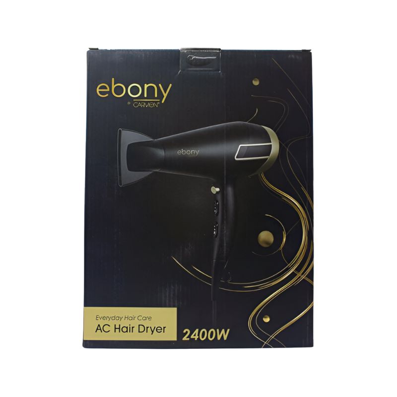 Carmen Hairdryer Ebony AC