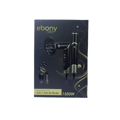 Carmen 5-in-1 Hot Air Brush- Ebony
