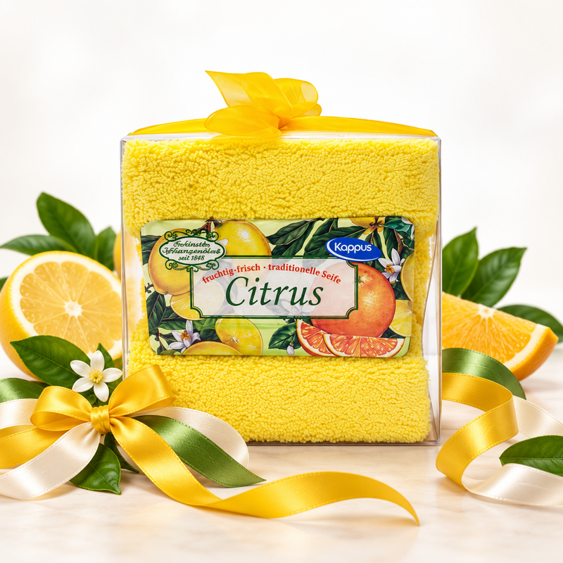 Gift Set Citrus Soap with Face Cloth