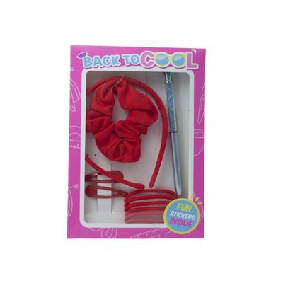 Aliceband Set 12pce Red
