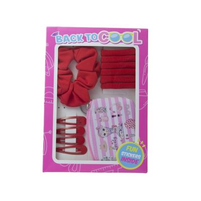 Scrunchie Set 11pce Red