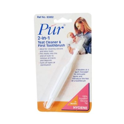 Pur Teat Cleaner & Teat Brush 2 In 1