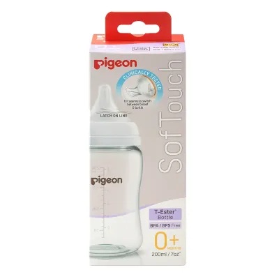 Pigeon T-Ester Softouch Nurs/Bottle200Ml Logo Bot