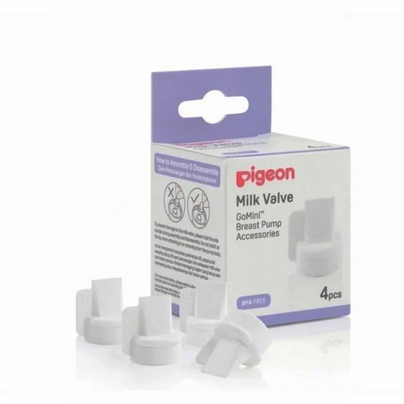 Pigeon Breast Pump Milk Valve 4Pc