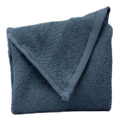 Face Cloth White Dia 30x30cm Steel Grey