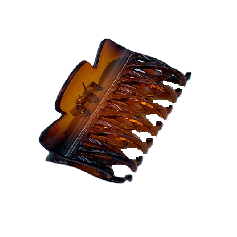 Clamp  Double Tooth Tortoise Shell 90mm