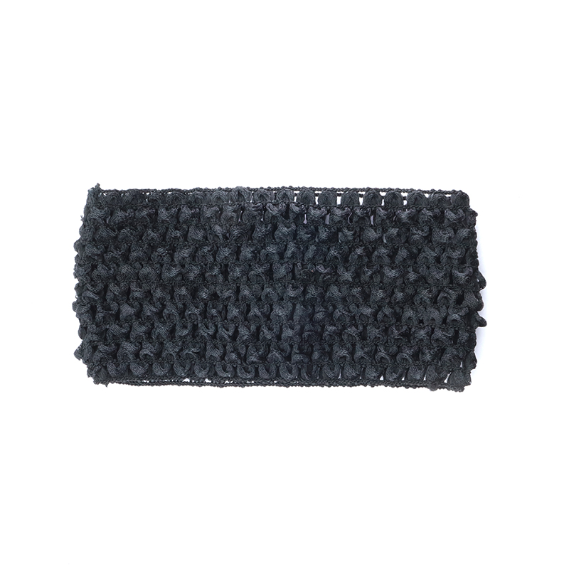 Headband Crochet Black