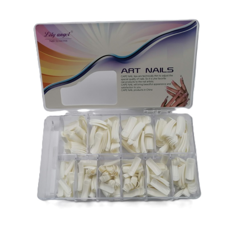 Nail Tips Half Stick Natural 100