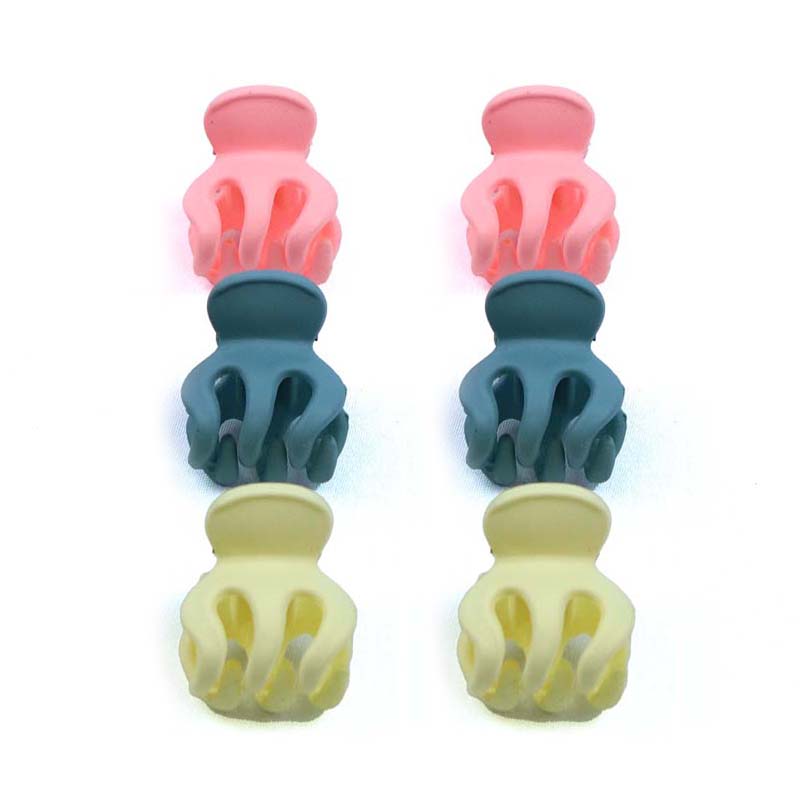Hair Clamp Kids Octo 6pk