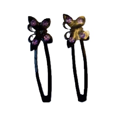 Hair Clips Flower assorted 2's