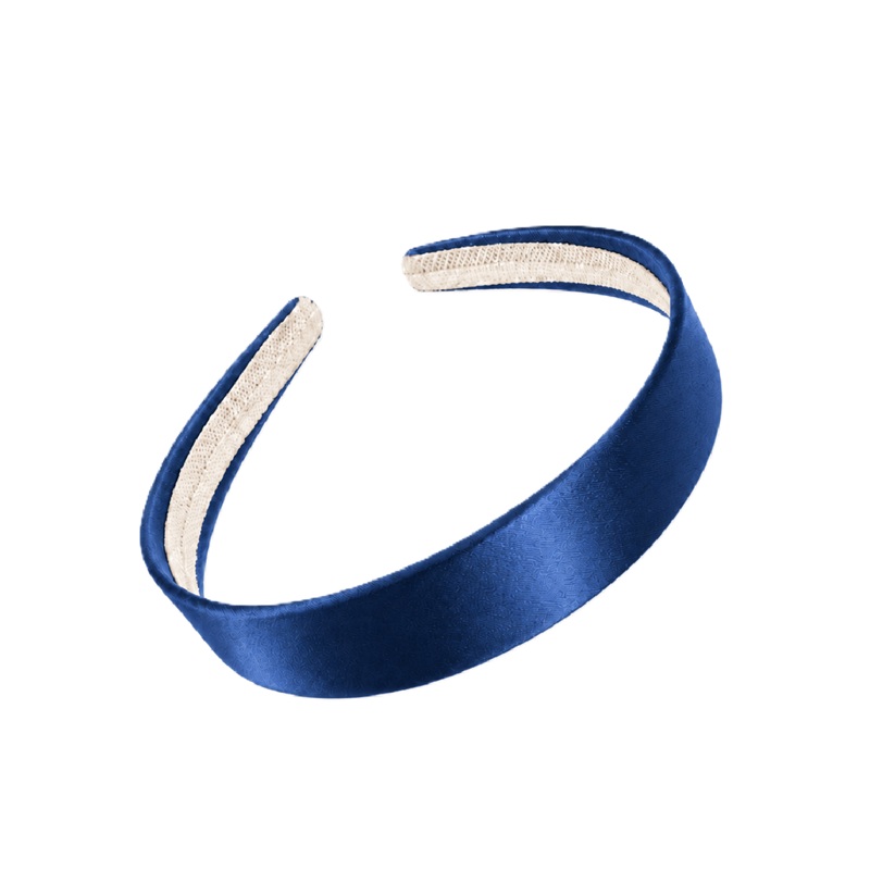 Aliceband - Blue School Satin 2.5cm