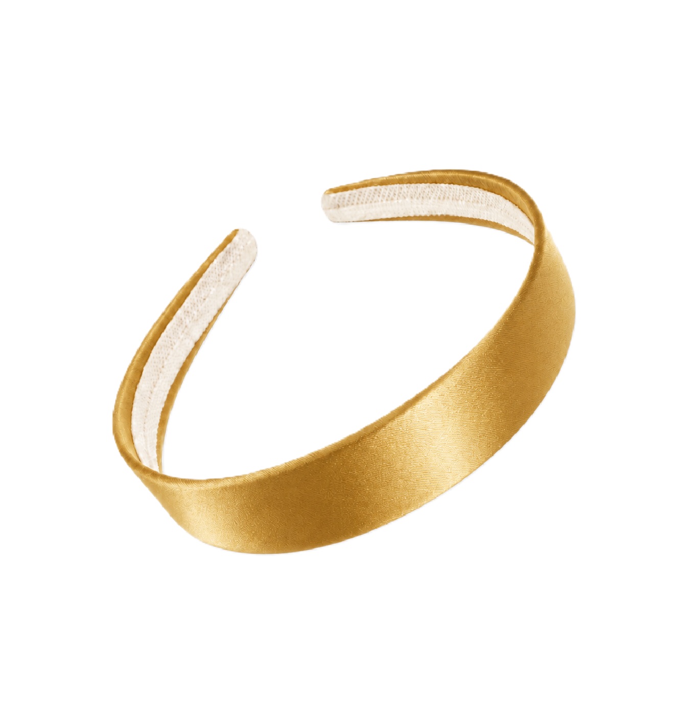 Aliceband - Gold School Satin 2.5cm