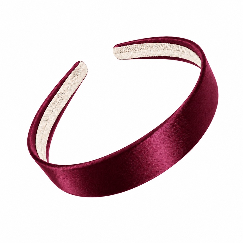 Aliceband - Maroon School Satin 2.5cm