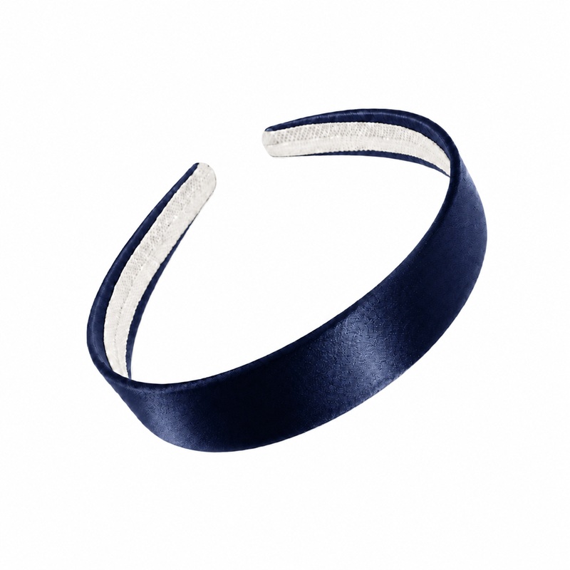 Aliceband - Navy School Satin 2.5cm