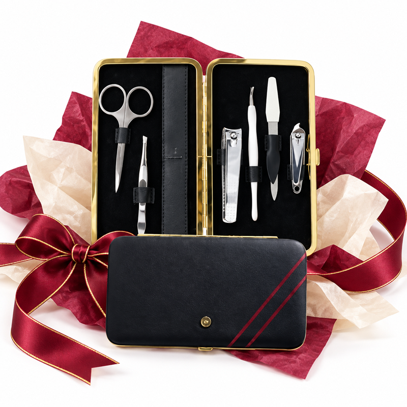 Gift Set Manicure Pedicure Set 7pc in Case