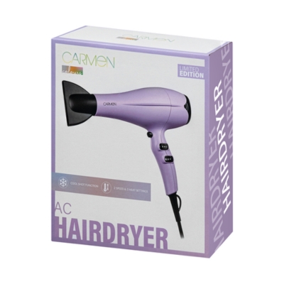 Carmen Hairdryer Colours 2200w AC