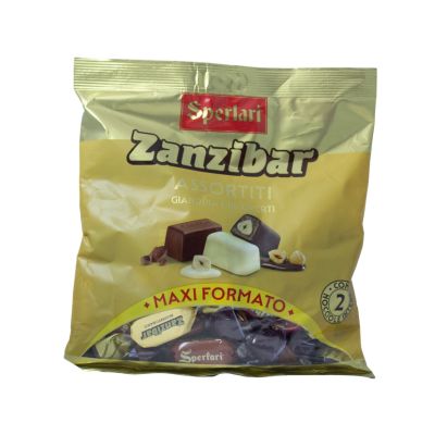 Zanzibar Milk Choc & Hazel Pral Coat 280g Pkt 10/26👌