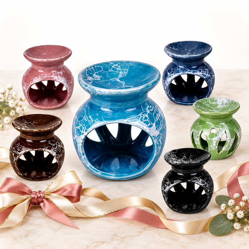 NPLH Incense Oil Burner Ceramic 8.5cm