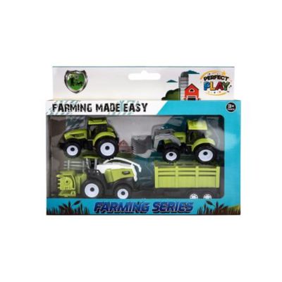 Toy Farm Tractor 4pc 28cm