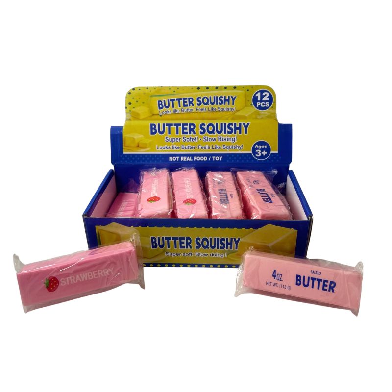 Squishy Strawberry & Butter 1pc