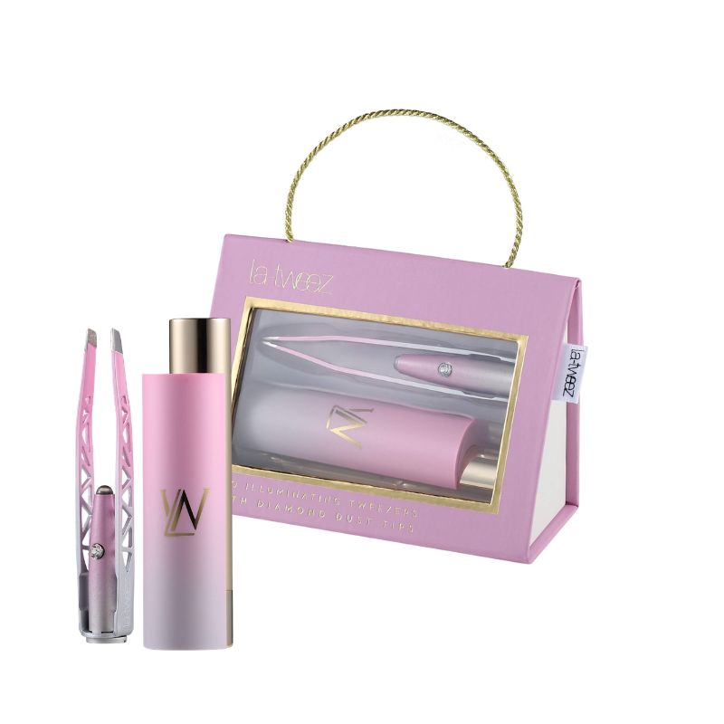 Tweezer Pro Illuminating Pink with Light+Case