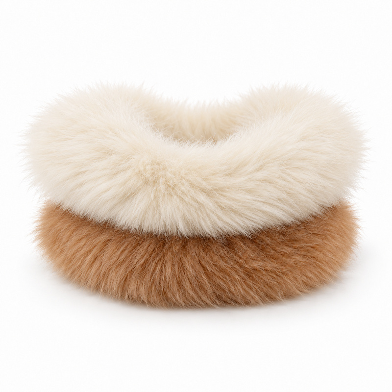 Fashion Scrunchies Fur 2pk