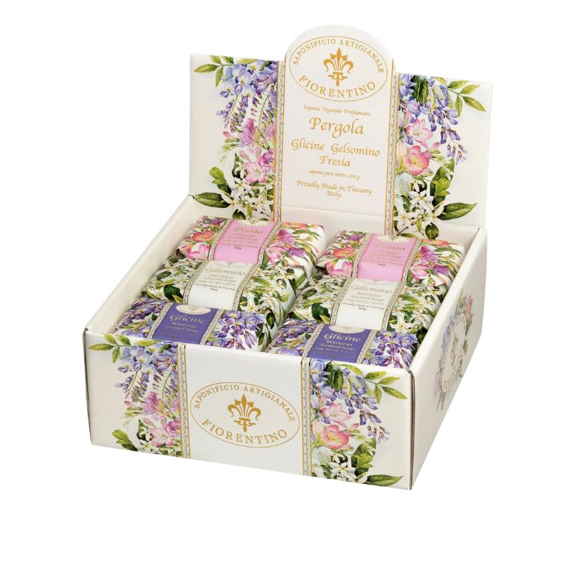 Saponificio Soap Wisteria Freesia Jasmine 12x200g